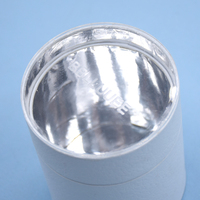Boîte de dentifrice de luxe en carton rigide blanc, emballage artisanal cylindrique unique, fabriquée sur mesure par le fabricant, pour cadeau, avec fonctionnalité recyclable