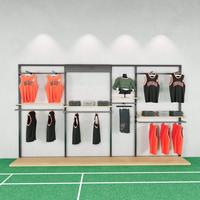 Étagère murale personnalisée pour l'affichage de produits sportifs, design 3D personnalisé, pour chaussures, vêtements, basketball, football