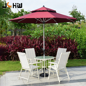 Cơ sở nhà hàng quán cà phê vườn Ô dù che nắng Bộ bàn ghế ngoài trời thị trường vườn ô dù - Product Image 3