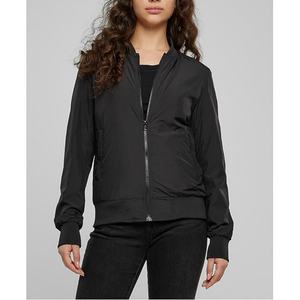 Chaquetas Deportivas de Manga Larga con Cremallera para Mujer, al por Mayor, con Logotipo Personalizado, Tallas Grandes, Forro de Algodón, Lana/Nailon/Spandex, Tejido de Punto - Product Image 3