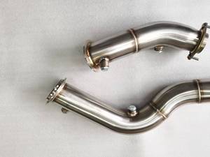 Tuyau d'échappement en acier inoxydable pour BMW 3" Turbo M3 M4 F80 F82 F83 S55 2014+ Test Pipe Exhaust Catless - Product Image 5