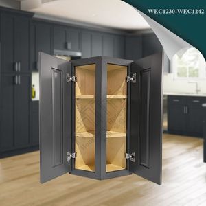 ตู้ครัวปรับปรุงรูปแบบ12 "W x 30/36/42" H x 12 "D ตู้ติดผนังไม้สำหรับครัวอเมริกัน - Product Image 4