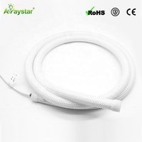 360 Angle de faisceau degré silicium éclairage intérieur intelligent 24V SMD 2835 étanche IP65 22mm rond LED néon Flex lumière