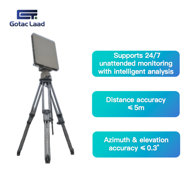 Low False Alarm X Band DBF Low Altitude Detection Tracking Radar System 20km Range 0.3 Precision 1m/s-150m/s Speed Water
