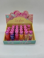Gloss à lèvres liquide à base de plantes, en forme de bonbon, mignon, pour filles, brillant, hydratant, repulpant, imperméable, pour enfants, marque privée