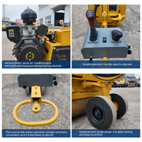Compacteur de sol diesel à double tambour vibrant, petit modèle, avec logo et couleur personnalisés GZD, machine routière