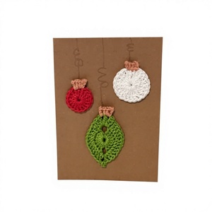 Kits de Matériel DIY pour Cartes de Vœux au Crochet avec Lumières Électriques - Style Rose, Cartes de Fêtes Multi-Occasions pour Ventes Transfrontalières - Product Image 1