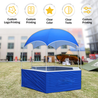 Cadre de gazebo résistant aux UV Stand de tente escamotable Tente pop up Tente facile à monter Auvent en aluminium avec murs