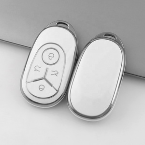 Fundas de TPU para Llaves de Coche con Línea Plateada, Muestras Gratis al por Mayor, para Geely EX2 Xingyuan GEOME, Accesorios para Llaves de Coche, Soporte para Llaves de Fábrica - Product Image 6
