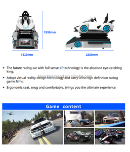 Nouveau design 9D VR go, jeu de conduite de <span class=keywords><strong>Karting</strong></span>, simulateur de voiture, Machine de réalité virtuelle pour vr, parc à thème, simulateur de conduite de voiture - Product Image 5