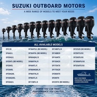 Moteur hors-bord Suzuki 325hp DF325ATX 4 temps V6 pour grand bateau de pêche, yacht de luxe et navire de patrouille
