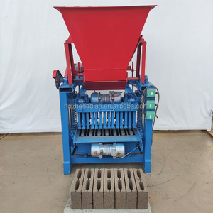 Machine à briques QTJ4-35B, machine simple de fabrication de blocs de béton, machine de fabrication de briques emboîtables, manuelle - Product Image 5