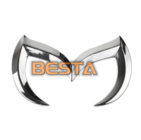 Emblème de voiture modifié en métal universel, logo en forme de M, autocollant, adapté à Mazda