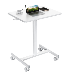 Tables d'appoint métalliques réglables en hauteur pour salon, table d'ordinateur portable personnalisée, table de chevet, bureau d'écriture - Product Image 1