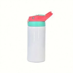 Mug isotherme en acier inoxydable 350 ml (12 oz) avec logo personnalisé, tasse droite, bouteille d'eau, gobelet vierge pour sublimation, bouteille d'eau pour enfant - Product Image 1