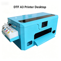 Mini Desktop Digital DTF 300 A3/A4 langsung PET Film kain Flex bahan bubuk pemanas Printer XP600 efisiensi tinggi meja atas