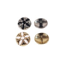 18MM 23MM 25MM Hiasan Berlian Imitasi & Bunga Berlian Imitasi Logam Kancing Logam Berwarna untuk Pakaian Kancing Jahit Logam
