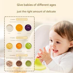 Smart Food Maker 3-in-1 piroscafo e frullatore, BPA-Free, per neonati 6-24 mesi Mini Travel Baby robot da cucina elettrico - Product Image 4