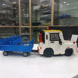 OEM ขายส่ง 941 ชิ้น รถเข็นสัมภาระสนามบิน รุ่นตัวต่อ ABS ของเล่นเสริมพัฒนาการสำหรับเด็กและผู้ใหญ่ ของขวัญวันเกิด พร้อมกุญแจล็อค - Product Image 3