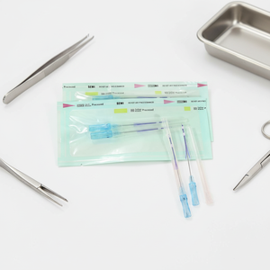 Güzellik V Çizgisi Kaş Kaldırma Emilebilir Polidioksanon <span class=keywords><strong>PDO</strong></span> Vsorb 21g-110mm/18g-110mm Çift Uçlu İğne - Product Image 1