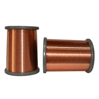 Cable de Cobre Esmaltado Redondo C11200 AWG20 Clase 130 DIN46435, Cable Crudo para Bobinado de Motores de Bombas de Agua, Uso en Exteriores y Paredes, Duradero