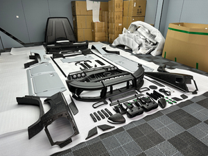 Kit de Carrocería Delantera de Fibra de Carbono Estilo <span class=keywords><strong>M</strong></span> para Benz W465, para Modificación/Actualización del Benz G63 - Product Image 5