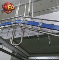 Équipement d'abattage de moutons WFA, ligne complète d'abattage de chèvres utilisée dans l'abattoir, machine de transformation du bétail