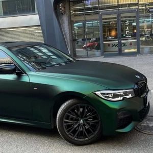 Haute qualité 1.52*17m mat vinyle Wrap décoloration de l'eau Super mat venin vert Satin Wrap vinyle voiture emballage <span class=keywords><strong>FIlm</strong></span> - Product Image 5