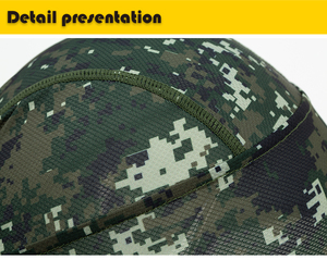 Cache-tête camouflage - Impression numérique avec maille respirante pour les sports de plein air et l'utilisation tactique - Product Image 4