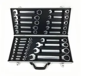 Профессиональный немецкий набор инструментов ручной инструмент для ремонта автомобиля набор гаечных ключей с храповым механизмом