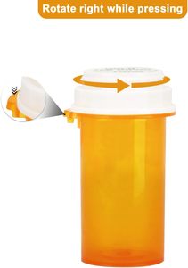 30 Dram Child-Resistant Cap <b>Empty</b> <b>Plastic</b> Medicine Pill <b>Bottle</b> - Product Image 4