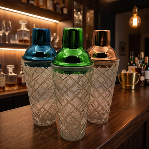 Shaker à cocktails moderne en acier inoxydable, accessoires de bar, pour des soirées festives, détails artistiques, produit très vendu en Inde - Product Image 3