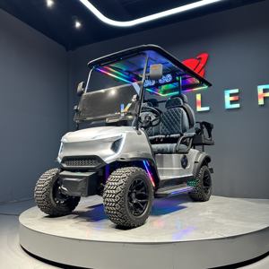 BFF Kepler รถเข็นกอล์ฟไฟฟ้า6ที่นั่ง, รถกอล์ฟออฟโรดตัวควบคุมเคอร์ติสไฟภายในยาง <span class=keywords><strong>R15</strong></span><span class=keywords><strong>แบ</strong></span><span class=keywords><strong>ต</strong></span>เตอรี่ลิเธียมเหลืออยู่สำหรับการล่าสั<span class=keywords><strong>ต</strong></span>ว์ - Product Image 1