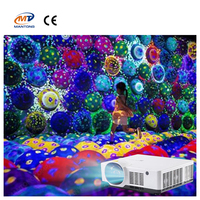 Jeux 3D interactifs pour enfants Jeux de projection de sol interactifs Bouncy Rotating Jumping Sphere Ball Jeux de projecteur 3D