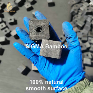 Charbon à chicha Panda en sciure de bambou 100% pur, cendres blanches, sans produits chimiques, vente en gros, directement de l'usine Sigma - Product Image 3