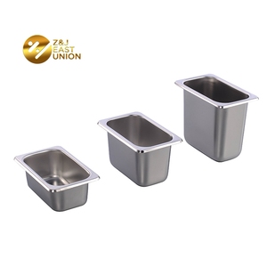 Full Sizes 1/1 1/2 1/3 1/4 1/6 1/9 American Style Stainless Steel Steam Table Anti <strong>Jam</strong> Gn Food <strong>Pan</strong> - Product Image 2