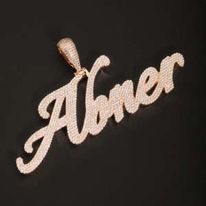 Kalung Rantai Cuban Link Emas Putih 9K 14K 18K ANSTER OEM ODM dengan Berlian Laboratorium VVS Bersertifikat IGI untuk Pria, Gaya Hip Hop, Model Iced Out - Product Image 4