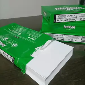 Papel de oficina qiyin 70 75 80GSM papel A4 de alto grado precio más bajo fábrica gran descuento papel de copia A4 80 GSM China