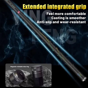 Canne à pêche flottante 4,5 H 28 Action Big Game, adaptée à <span class=keywords><strong>la</strong></span> carpe et à <span class=keywords><strong>la</strong></span> carpe cruciane - Product Image 5