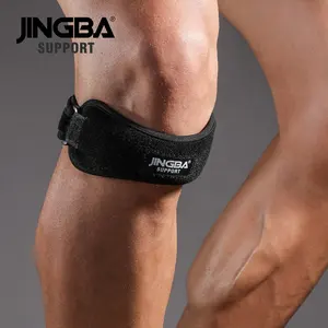 JINGBA Hot Sell Adjustable Neoprene Stabilizer With Pressure Straps arthritis fitness adjustable patella Knee Brace
