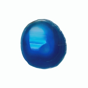 Posavasos de Geoda de Ágata Azul de Lujo, Base para Bebidas de Piedra Natural, Elegante Portavasos de Cristal para Bodas y Regalos - Product Image 1