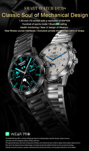 <span class=keywords><strong>DT</strong></span> <span class=keywords><strong>No</strong></span>. <span class=keywords><strong>1</strong></span> Reloj inteligente de lujo Pantalla redonda de <span class=keywords><strong>1</strong></span>,45 pulgadas Carga inalámbrica Monitoreo de ECG <span class=keywords><strong>Smartwatch</strong></span> BT Llamadas <span class=keywords><strong>Smartwatch</strong></span> DT70 + - Product Image 6