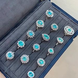 อัญมณีเพาะเลี้ยงในห้องปฏิบัติการ ชุบโรเดียม ทอง 14k ของขวัญเครื่องประดับแฟชั่นสำหรับผู้หญิง สำหรับงานแต่งงาน งานหมั้น หรือวันครบรอบ - Product Image 4