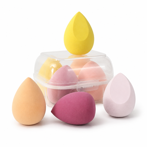 Lot de 8 éponges de maquillage populaires, texture douce et rebondissante, estompe les imperfections, utilisation humide ou sèche, ensemble d'éponges de maquillage exquises - Product Image 6