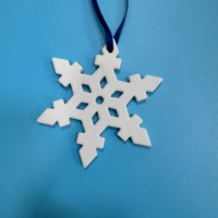 Diffuseur d'arômes en céramique de Noël, ornement flocon de neige, diffuseur de parfum pour voiture, décoration d'intérieur, désodorisant, pendentif suspendu