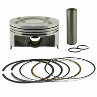 Kit de cylindre de moto Kawasaki 250cc Sit pour cylindre d'air KLX250 KLX300 78mm Kit de segment de Piston d'alésage