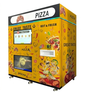 Distributeur automatique de pizzas chaudes prêtes à consommer, entièrement automatique, avec tube de chauffage infrarouge lointain, compatible SDK, options de paiement multiples - Product Image 1