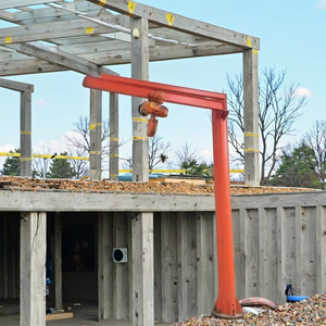 เครนคานยื่นทรงกระบอกพร้อมเกียร์และมอเตอร์ สำหรับงานหนัก ปรับแต่งได้ เหมาะสำหรับโรงงานและงานเหมือง - Product Image 1