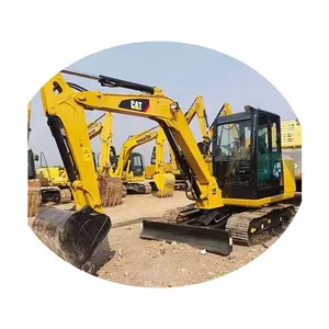 Miniexcavadora usada de gato de 6 toneladas, superventas, buen precio, marca japonesa, excavadora usada Carter 306E