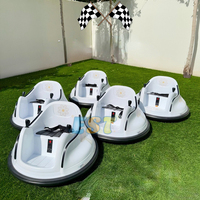 Piste de karting gonflable personnalisée pour arène de voitures tamponneuses commerciales, piste de course blanche pour location de fête